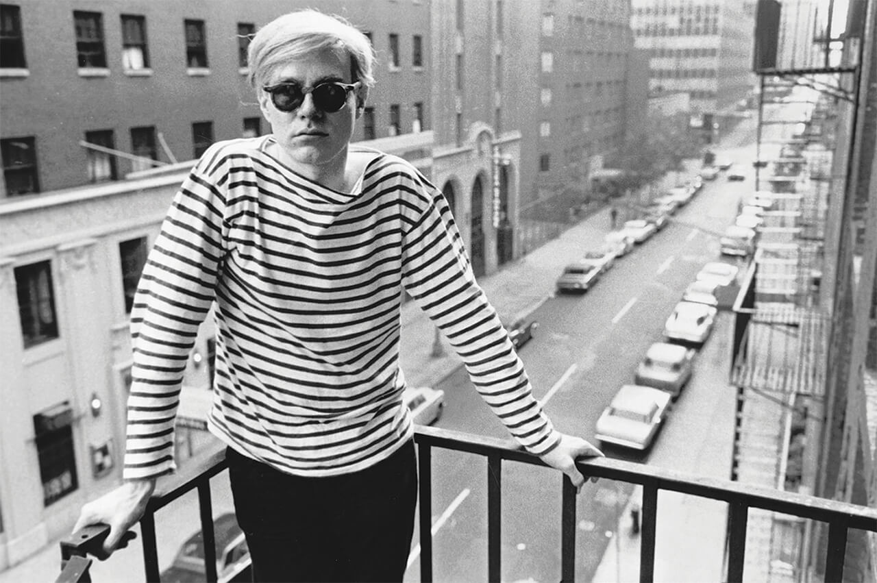 Andy Warhol en marinière à new-yorkais
